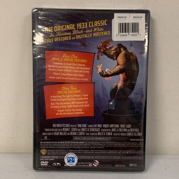 King Kong (1933) DVD - Picture 2 of 4
